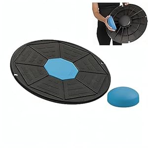 2 in 1 Balance Board Adult – Use for Pilates, exercise, fitness and balance therapy – Wobble Board Adult Use – NHS Physio Recommended Balancing Board