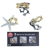 Brain Teaser Puzzle for Adults Puzzles Metal Hole Lock Adult Educational Toy Games for Adults Teens