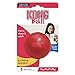 KONG Ball with Hole - Durable Dog Fetch Toy for Training, Interactive Playtime & More - Classic KONG Natural Rubber Ball - Red - For Large/Medium Dogs