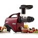Omega Juicer NC800HDR Juice Extractor and Nutrition Center Creates Fruit Vegetable and Wheatgrass Juice Quiet Motor Slow Masticating Dual-Stage Extraction, 150-Watt, Red (Discontinued by Manufacturer)