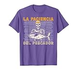 Usa esta divertido La Paciencia Del Pescador Camiseta como un regalo de pescador genial para su hijo, novio, novia, hombre o mujer fanático de la pesca! Es una ropa para aficionados a la pesca con humor entre amigos, parejas o familiares.