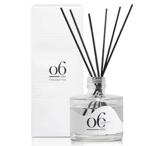 【空間に寄り添う】sixs ルームフレグランス レッドワイン 200ml スティック付き 約2.5か月分 リードディフューザー 芳香剤 プレゼント 誕生日 ギフト