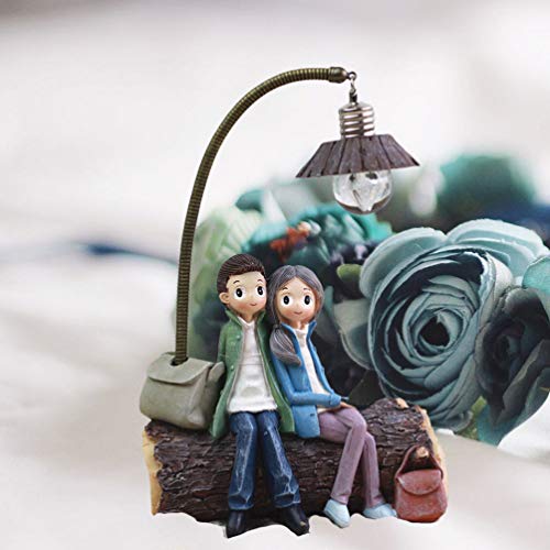 Homoyoyo Escultura Noivos Lâmpada De Mesa De Metal Presentes De Aniversário Feminino Abajur De Metal