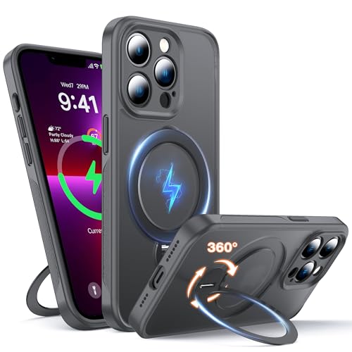 Support magnétique iPhone 13 Pro Max rotatif 360 antichoc et antidérapant