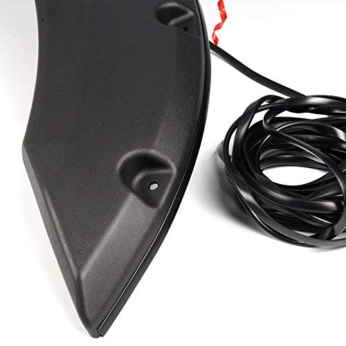 CHEDA Fender Flares Edge Trim Rubber Gasket, Rubber Seal for Fender Flares Universal Car, 30ft Wiper Style Trim