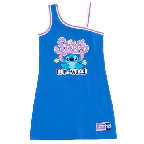 Disney Lilo & Stitch Little Girls' Sleeveless Ribbed Tank Dress Athletic Blue 7-8 by Disney - Used condition - US$18.15