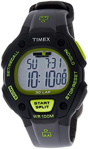 Timex Ironman Classic 30 Full-Size 38mm Watch, Black/Dark Blue, 16mm,  Quartz Watch,Chronograph,Digital : Timex: Amazon.com.au: Clothing, Shoes \u0026  Accessories