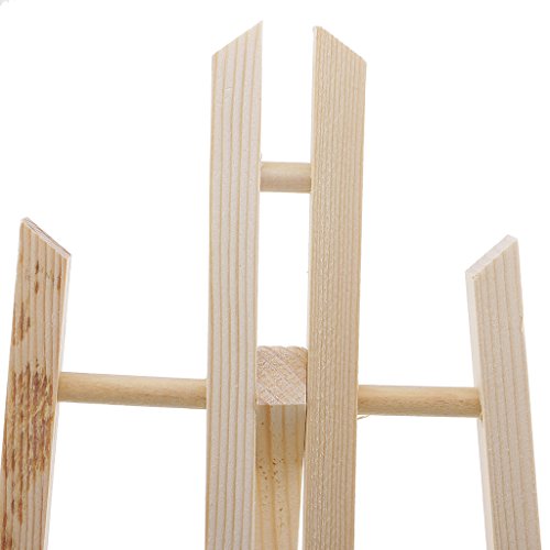 Serenable 3 Pc Dobrável Tripé De Madeira De Pinho Cavalete Art Picture Foto