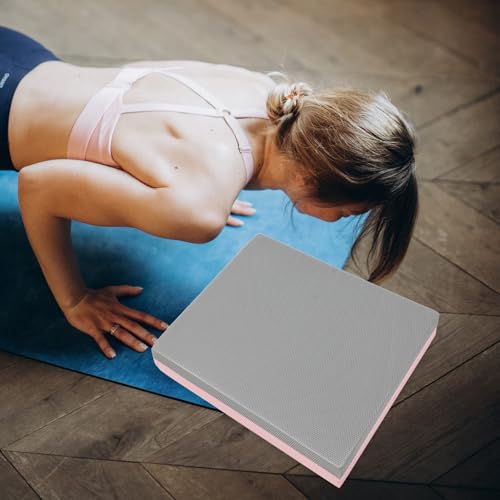 Cojín de Entrenamiento de Equilibrio Totority Pink Tpe para Yoga y Deportes, Alfombra Antideslizante para Entrenamiento de Estabilidad con Diseño Simple y Soporte Cómodo miniatura 4
