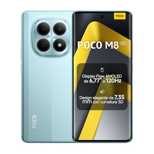Xiaomi POCO M8 5G, 8+256GB Smartphone, 6,77" 120Hz FIOW AMOLED Display, Snapdragon® 6 Gen 3, 50MP AI Dual Camera, 7,35mm 3D Curved Design, Berde, 2-Taong Warranty, Hindi Kasama ang Charger