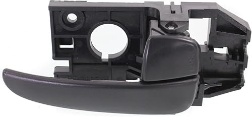 Miniatura 8 de Para Hyundai Elantra 2001-2006 Manija de puerta lado del conductor y del pasajero  Par  Trasera  Interior negro  Con botón de bloqueo de puerta