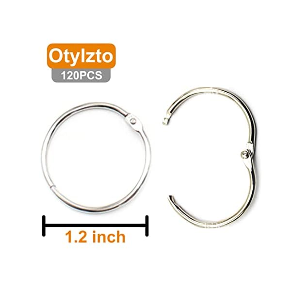 Otylzto-120pcs-Binder-Rings-1-InchMetal-Rings-Book-RingsPaper-Rings-Key-Rings-Binder-Ring-Metal-RingsOffice-Products Otylzto-120pcs-Binder-Rings-1-InchMetal-Rings-Book-RingsPaper-Rings-Key-Rings-Binder-Ring-Metal-RingsOffice-Products