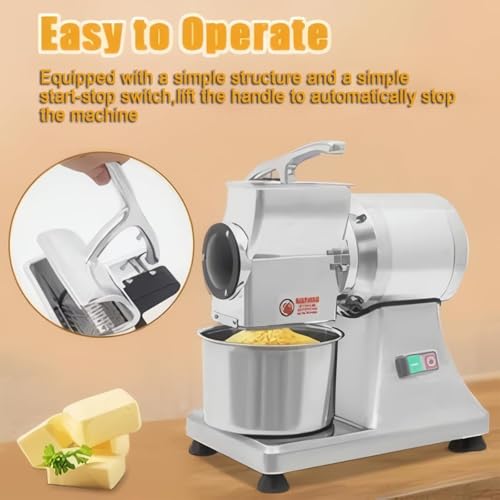 Rallador eléctrico comercial de queso acero inoxidable 550W miniatura 2