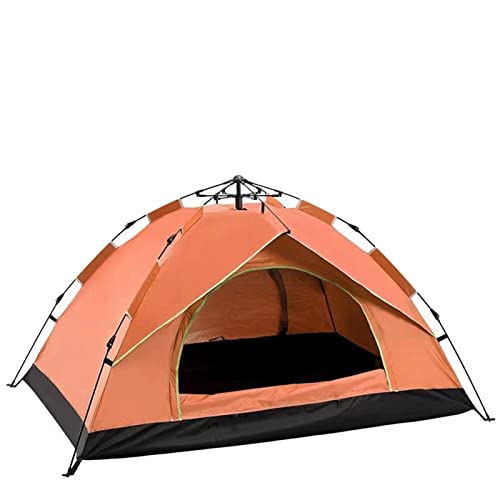 Carpa automática impermeable para 3-4 personas naranja miniatura 1