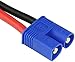 4pcs RC LiPo Battery Connector Adapter Compatible with EC3 to T Male Female Connectors ESC Charger with 5cm 14awg Wire(2 Pairs)