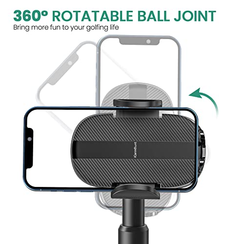 Golf Cart Phone Holder Mount, Golf Cart Accessories Universal Cup Phone Holder Mount for All 4.7-6.8" Cell Phones, Fit EZGO Club Car Yamaha, Car, Truck, Golf Gifts for Men, Women - Image 6