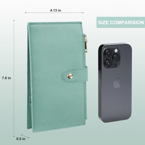 Image of Travelambo RFID Wallet Women Large Size Bifold Multi Card Wallet Case with Zipper Pocke Credit Card Holder for Women