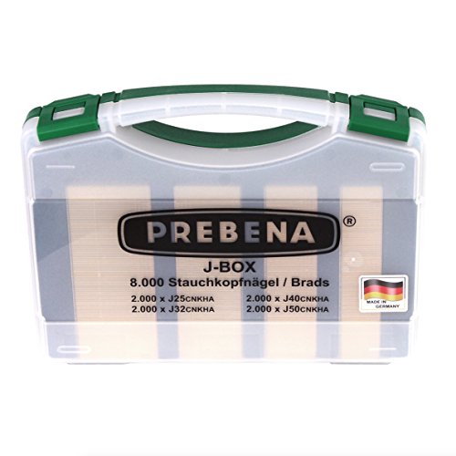 Druckluftnagler Prebena 2XR-J50 im Transportkoffer