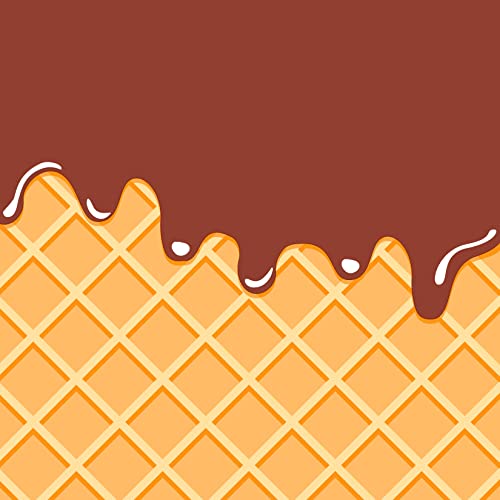 20 Servietten Leckere Eiswaffel | Eis | Waffel | Sommer | Tischdeko | Decoupage | Serviettentechnik 33x33cm