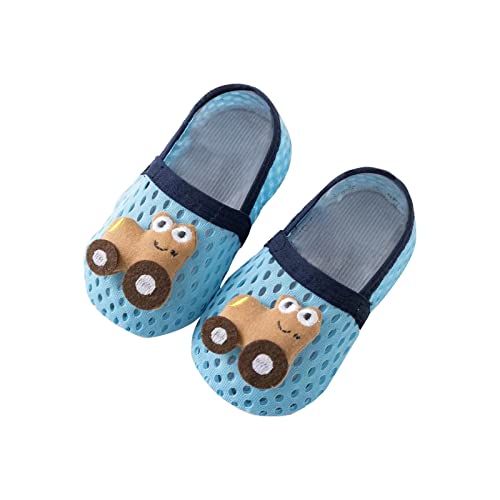 Baby Toddler Girls Anti Slip Socks Cute Floor Socks Mesh Breathable Ankle Socks?6 To 48 Months? Sandals for Baby Boys (Blue, 12-18 Months)