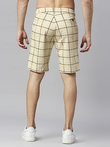 Image of Thomas Scott Men's | Solid | Chino Shorts | Regular Fit | Cotton Elastane | Above Knee | Casual Short