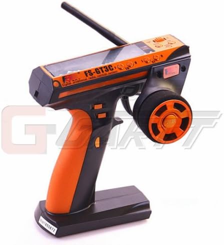 Miniatura 2 de Flysky FS-GT3C 2.4G 3 canales 3CH controlador de pistola transmisor receptor TX batería cable USB para RC coche barco