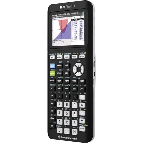 Calculatrice graphique TI-84 Plus CE-T Python Edition avec programmation pour les sciences