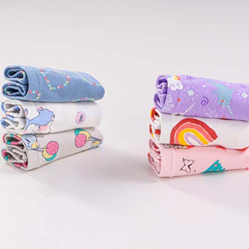 Image of Kids Series Baby Underwear Little Girls' Cotton Boyshort Panties (Pack of 6)
