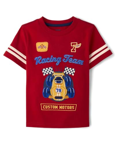 Image of Gymboree Boys' and Toddler Embroidered Graphic T-Shirt