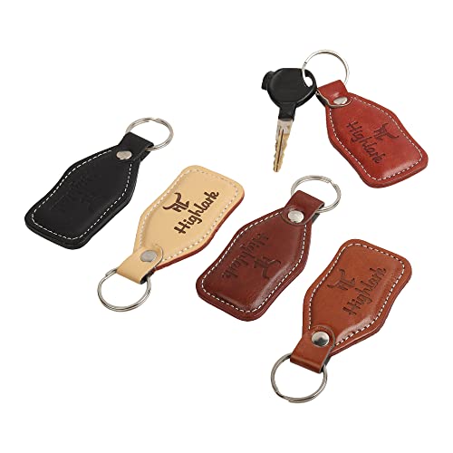 Image of Signature Leather Finish Keychain for Men & Women | Durable Metal Key Holder for Car and Bike Keys | Elegant Everyday Accessory