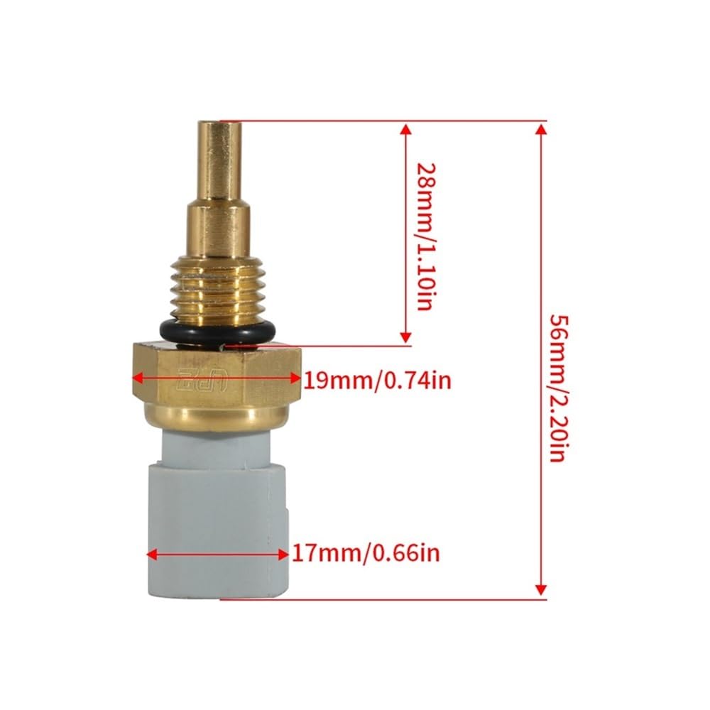 Cooling Radiator Fan Switch Compatible with 37870-MBG-003 37870-KRJ-901 VFR800 VTX1800C CBR600F CBR600RR CBR954RR