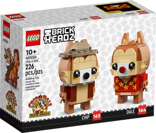 BrickHeadz 40550 Disney Chip and Dale Set - Lego - Immagine 1