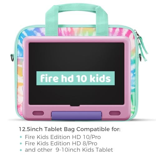 Image of Choco Mocha Kids Tablet Bag Fire HD 8 10 Tablet Carrying Case