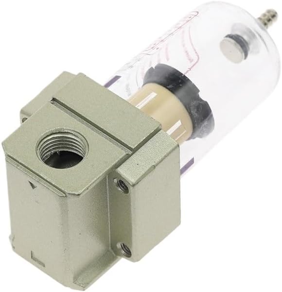 AF2000-02 Compressed Air Compressor In Line Moisture Water Filter Trap 1/4" W Pneumatic EU Fittings(AF2000-02-SM20PM20,12MM)