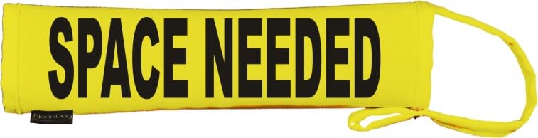 SPACE NEEDED - NeonDog Fluorescent Yellow Dog Lead Slip Cover