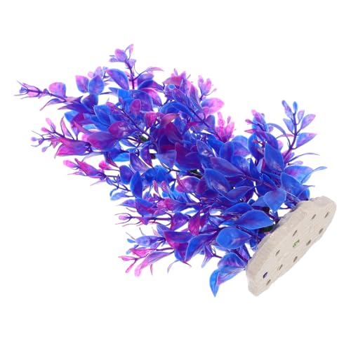 POPETPOP Pecera Plantas Acuáticas Simuladas Neón Vine Equipo Estanque Plantas Artificiales Planta Artificial Flores Artificiales para Decoración Falso Acuario con Bomba De Aire Agua Tpc