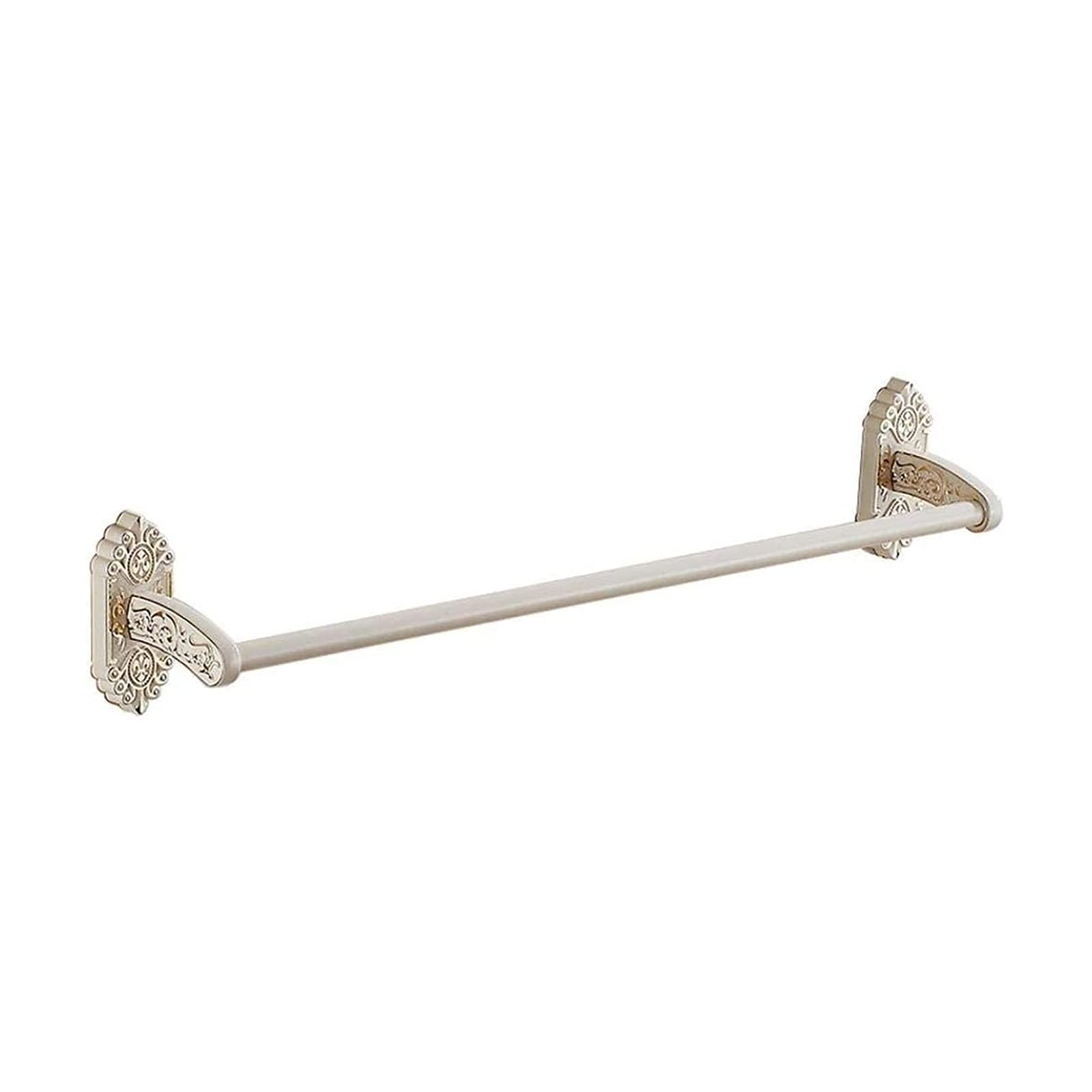 Porte-serviettes mural ICOBES blanc mat au design épuré pour douche