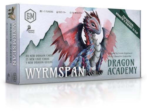 Stonemaier Games:Wyrmspan:Connie Vogelmann�ɂ��h���S���A�J�f�~�[�g�� | Wyrmspan�헪�{�[�h�Q�[���ɒǉ� | �삯�o���̃h���S���𔭌����Ċy�����V�\�͂�b���܂��傤 | 1~5�l�p 120��