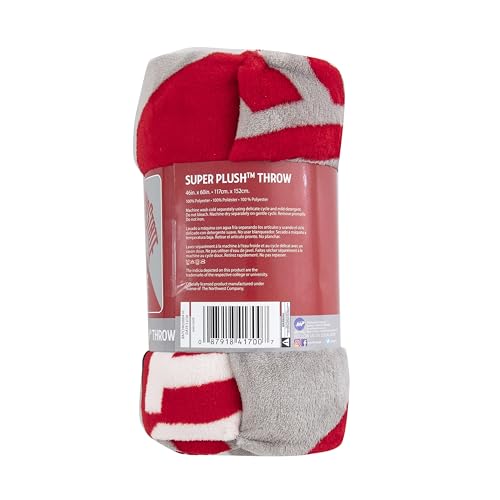 Image of Northwest NCAA Ohio State Buckeyes Unisex Micro Raschel Throw Blanket, 46 x 60 Inches, Halftone Design, Soft Fan Blanket