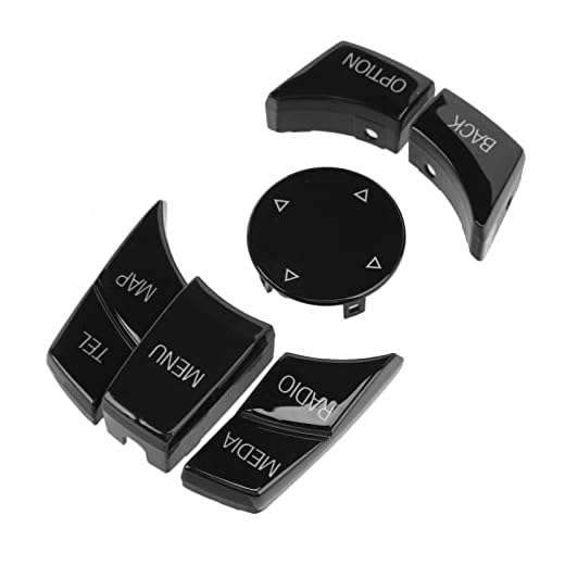 E84 E70 E71 E72 E81 E82 E Kit de botões multimídia para console central de chassi multimídia (Piano preto)