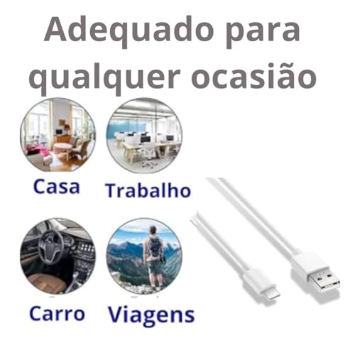 Cabo Turbo USB Tipo C Carregamento Rápido Cabo de Dados Reforçado Compatível Para Android Marca Bell