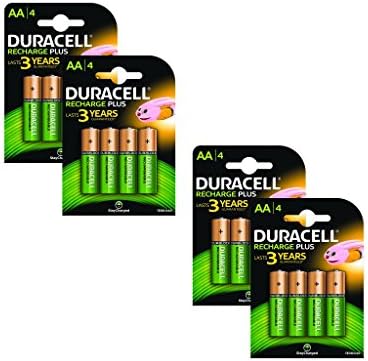 Duracell 1300mAh AA Size Rechargeable Batteries--Pack of 8