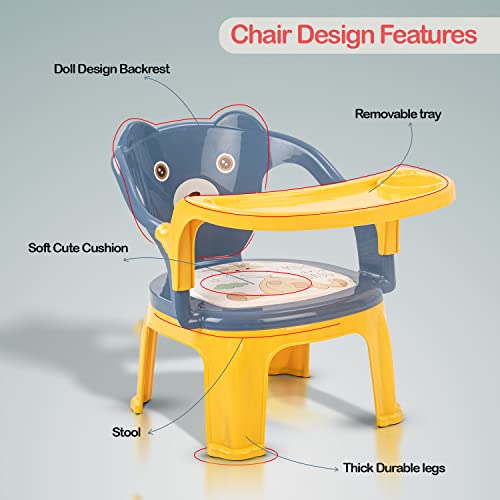 Baybee-Plastic-Baby-Chair-for-Kids-Study-Table-Chair-with-Cushion-Seat-High-Backrest-Booster-Seat-for-Baby-Home-School-Kids-Chair-for-Toddlers-1-to-4-Years-Boy-Girl-Booster-Seat-Blue
