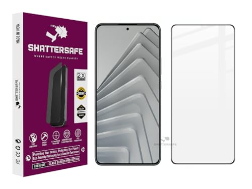 Image of Shattersafe Oleophobic Tempered Glass Screen Protector Compatible For Mi Note 14 5G [Pack of 1]. Edge To Edge Full Screen Protection With Easy Installation Kit & Case Friendly Fit.