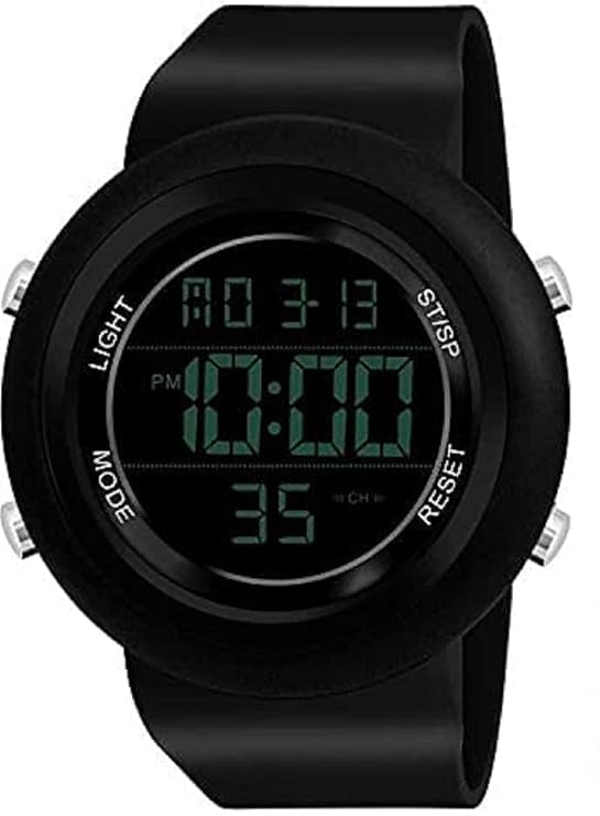 Men’s Digital Sports Watch | Multifunction LED Display | Waterproof, Shock Resistant & Durable Strap | Stopwatch, Alarm & Backlight | Perfect for Gym, Running & Outdoor Use