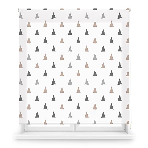 Blindecor Ara Montaña | Estor Enrollable Estampado con Tejido translúcido - 90 x 180 cm (Ancho por Alto) | Tamaño aproximado de la Tela 87 x 175 cm | Estores para Ventanas