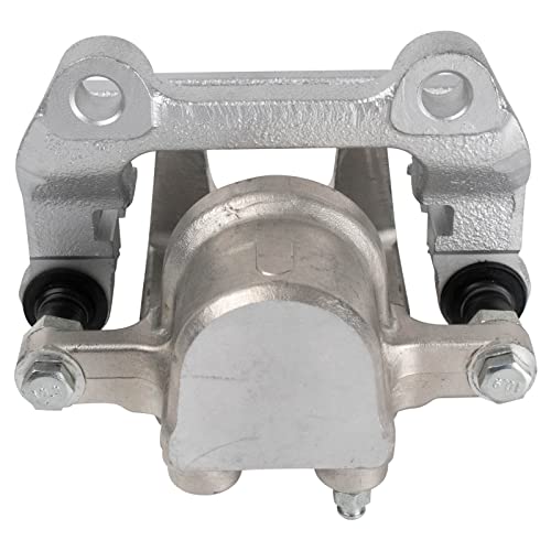 Image of TRQ Rear Brake Pad and Rotor Set Ceramic Solid Rotors Calipers