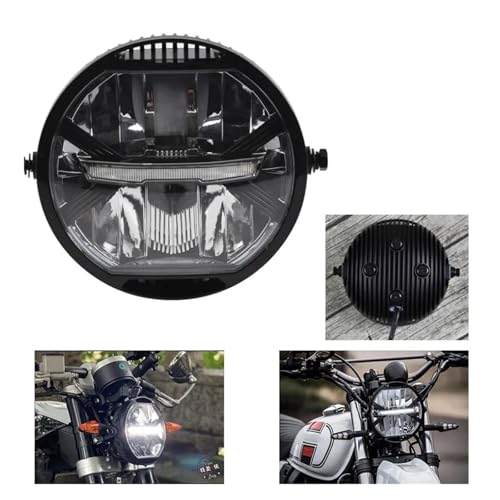 Phare de moto universel running lights white pour modification style rétro - 3