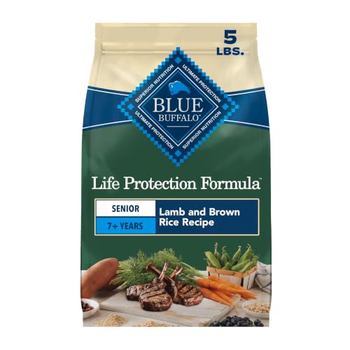 Blue Buffalo Life Protection Formula Lamb Senior 7+ Dry Dog Food, 5 lb - image 1