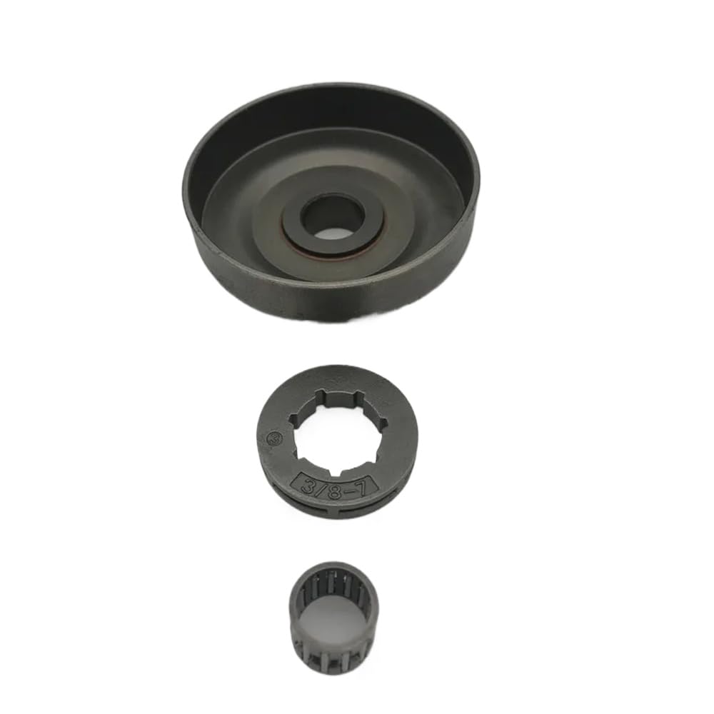 Kit de rodamiento de piñón de Tambor de Embrague de 3/8 de Pulgada Compatible con Modelos de Motosierra 55 51 50 254 154 55 más Piezas 503088702